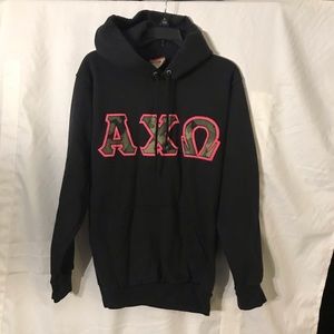 Camo AXO letters -alpha chi omega